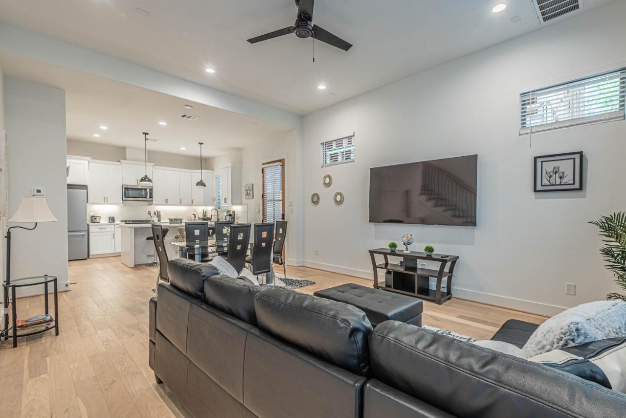 Luxury 3Br, Ks Bed Mins Away 4Rm Dtown, Med Ctr Villa Houston Eksteriør bilde